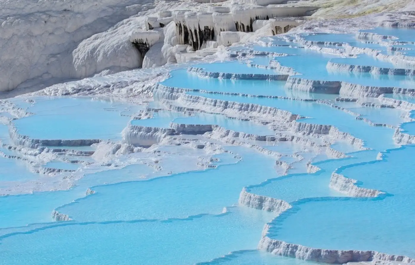 Travertine terraces of Pamukkale