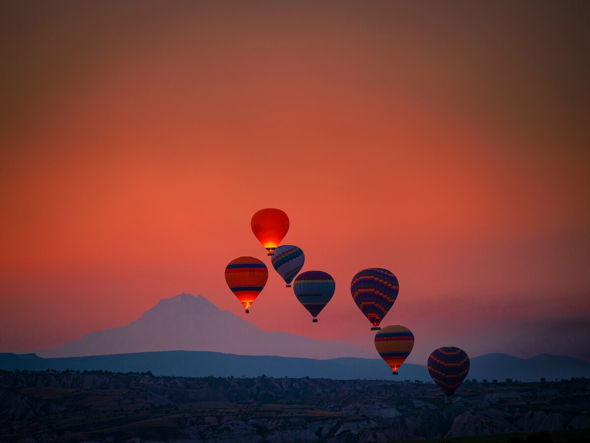 cappadocia ballons morning