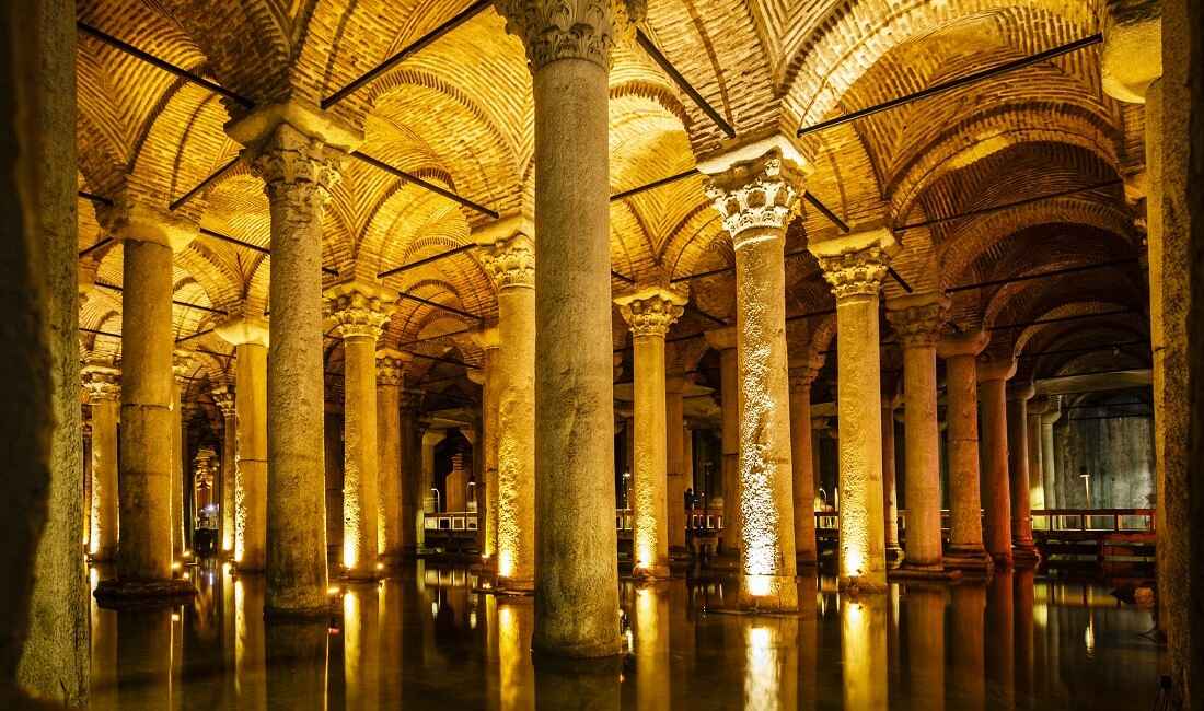 The Basilica Cistern's columns