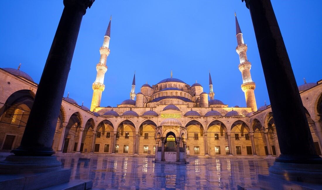 The Blue Mosque's architectural beauty