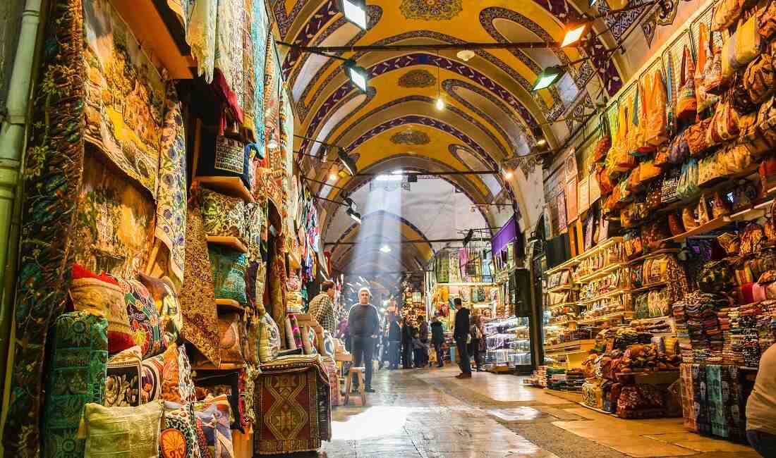 The layout of the Grand Bazaar